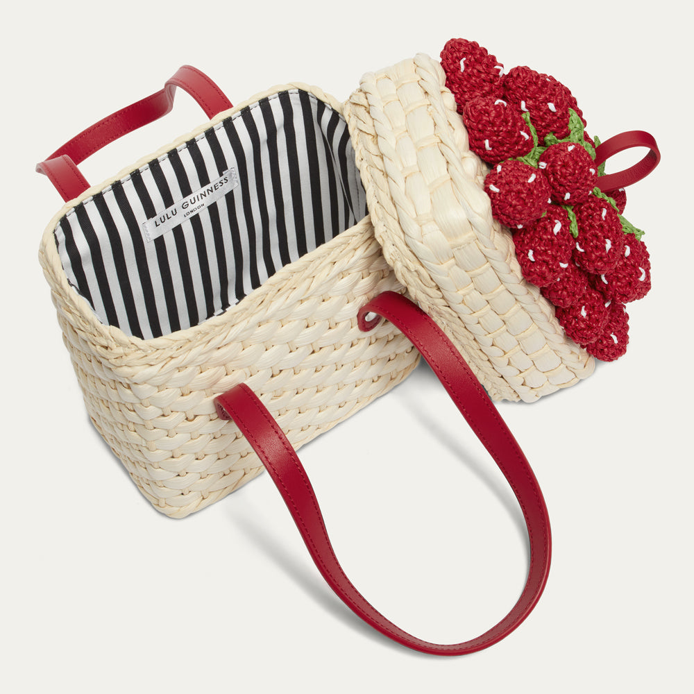 Strawberry Basket Bag | Designer Handbags | Lulu Guinness