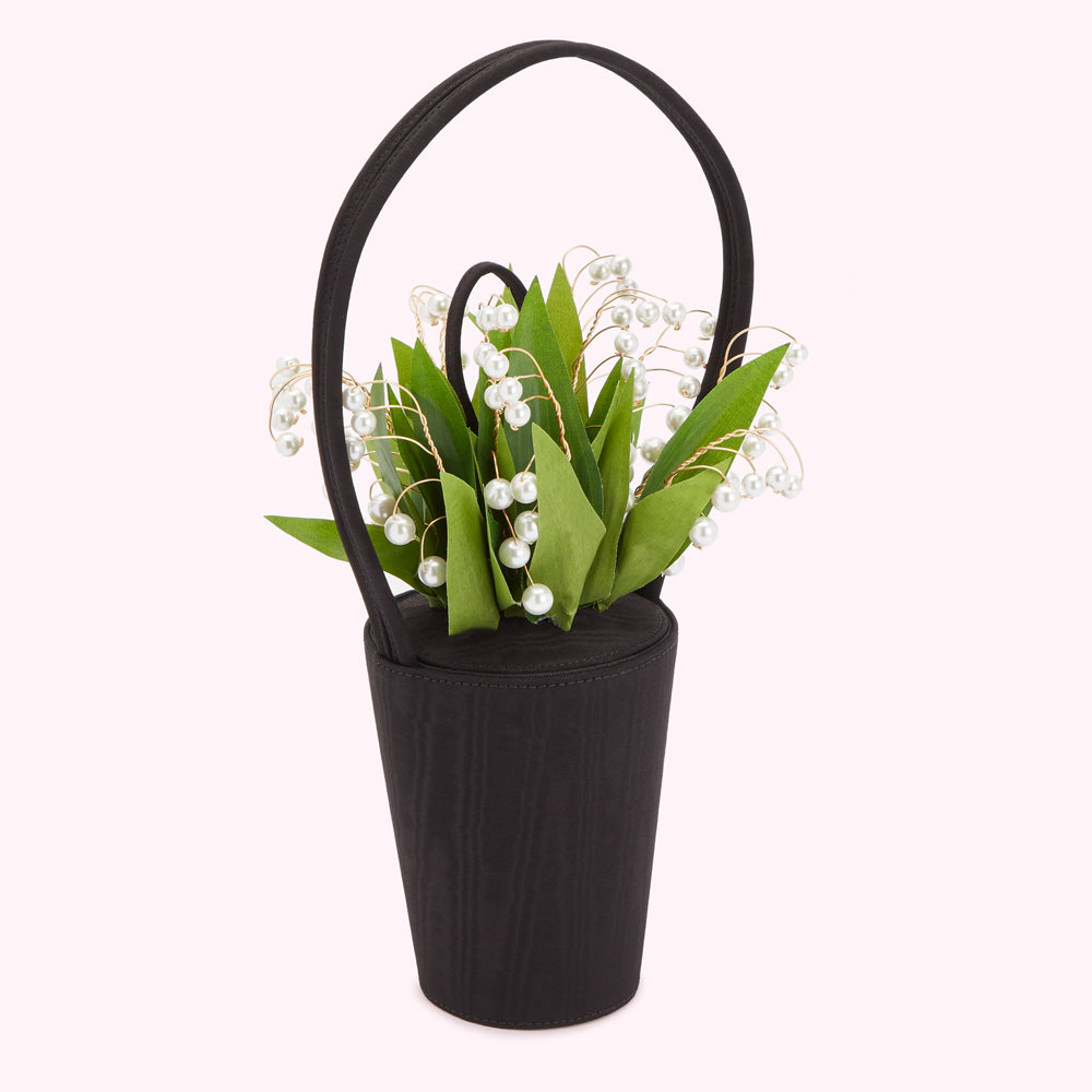 Black Lily Of The Valley Bag | Lulu Guinness