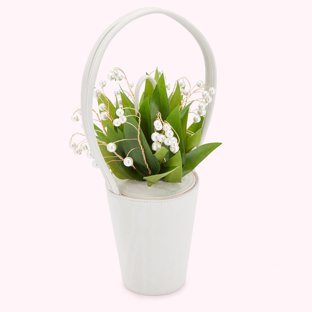 white lily bags Natural Lily Of the Valley Bag