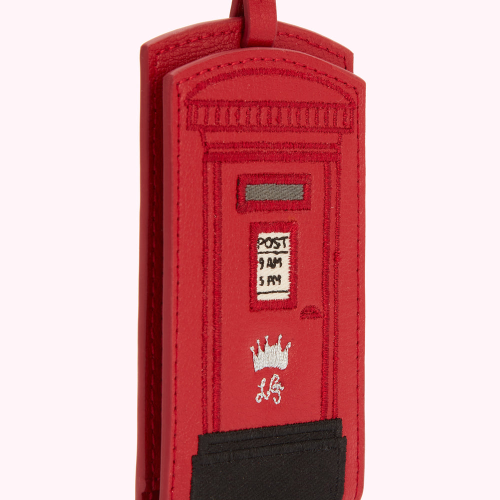 LULU GUINNESS レッド ルル メール ポストボックス パース Red Lulu Mail Postbox Purse | Lulu Guinness