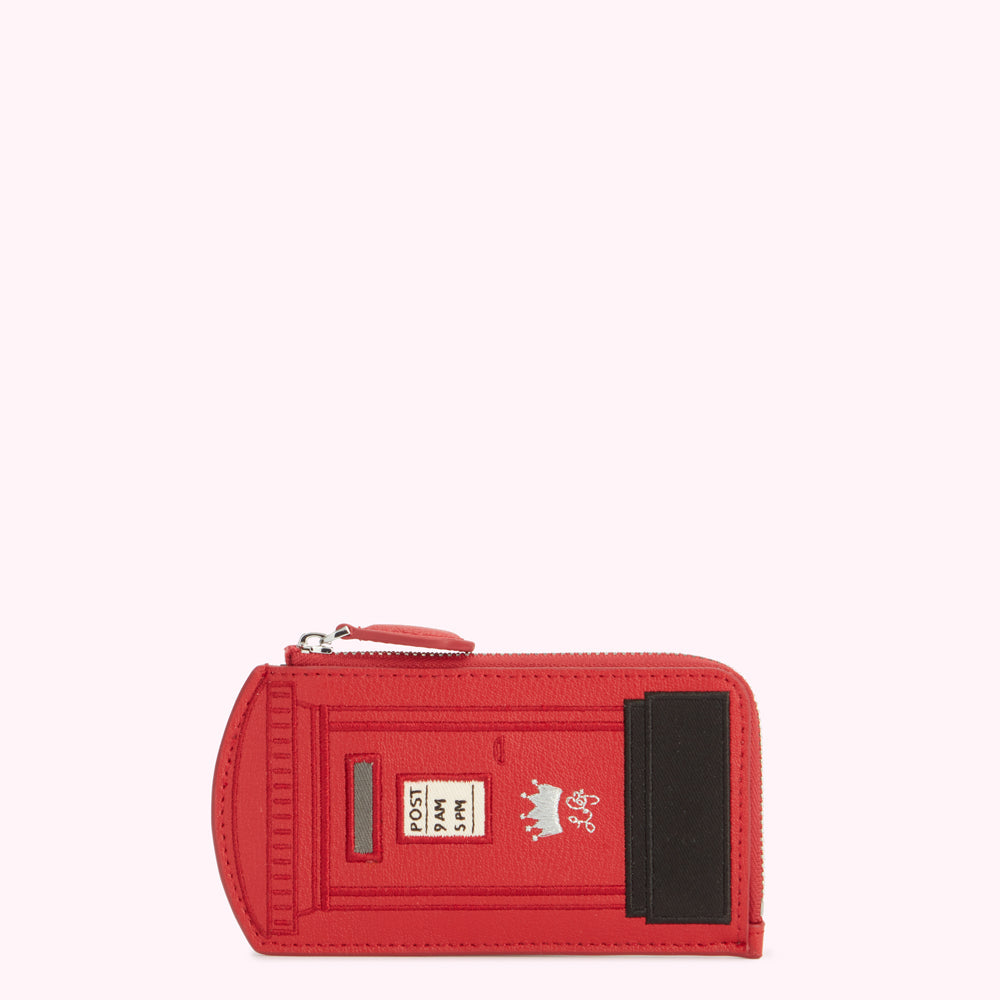 LULU GUINNESS レッド ルル メール ポストボックス パース Red Lulu Mail Postbox Purse | Lulu Guinness