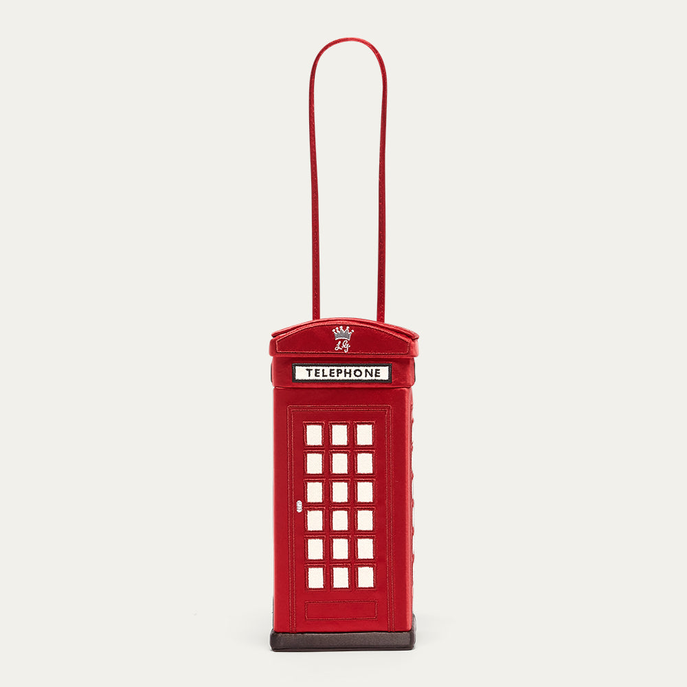 Lulu Red Lulu Calling Phonebox Clutch | Lulu Guinness