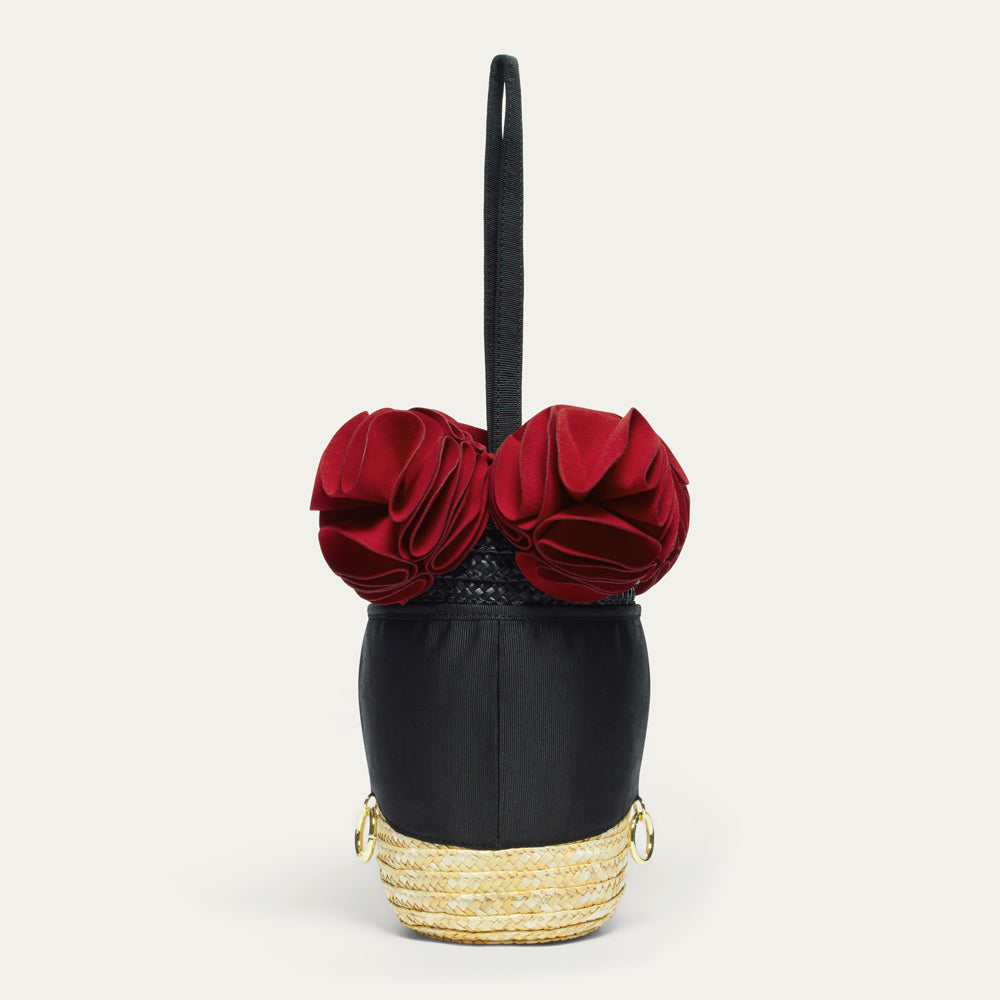 Straw Frida Basket Bag | Clutch Bags | Lulu Guinness