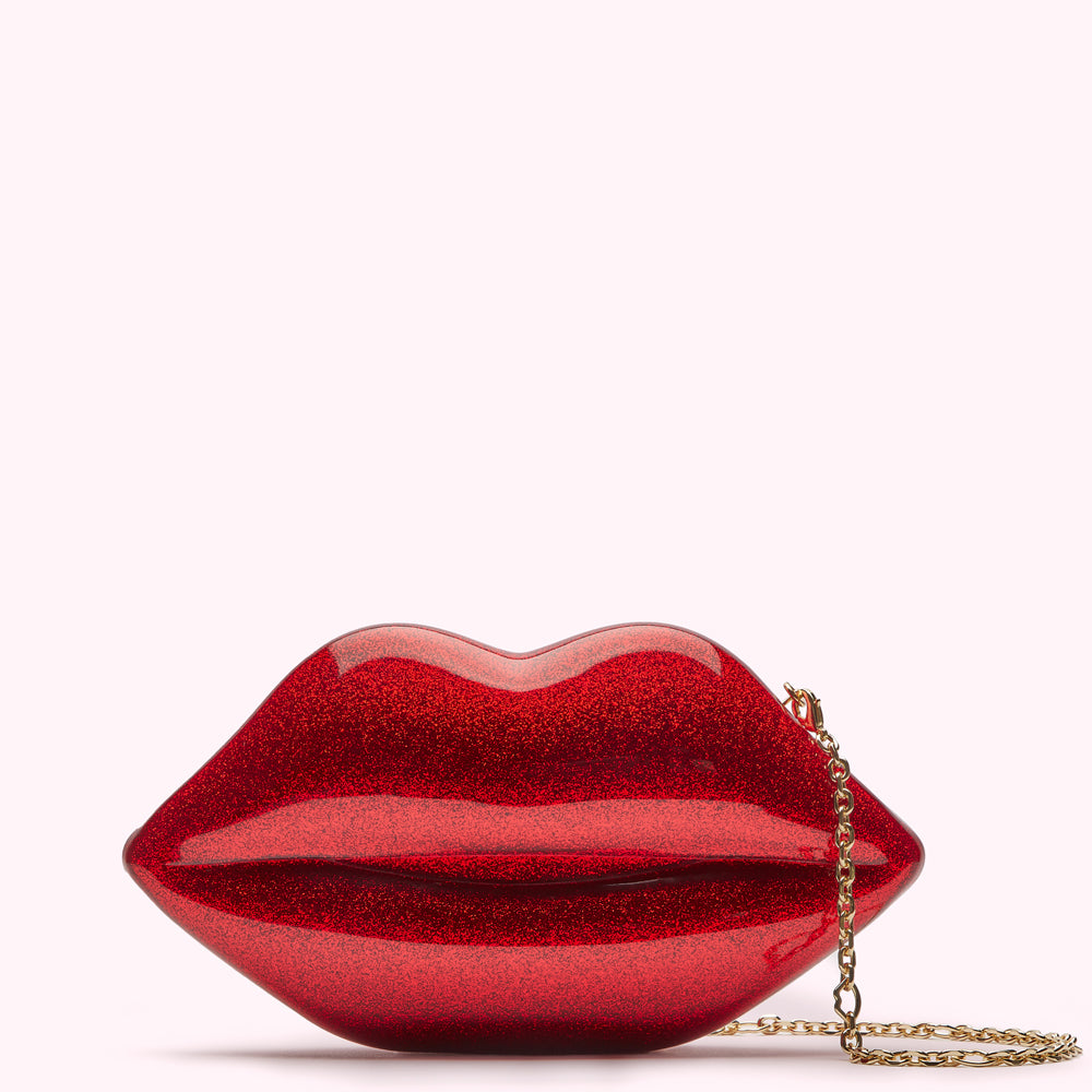 Lulu guinness glitter lips clutch new arrivals