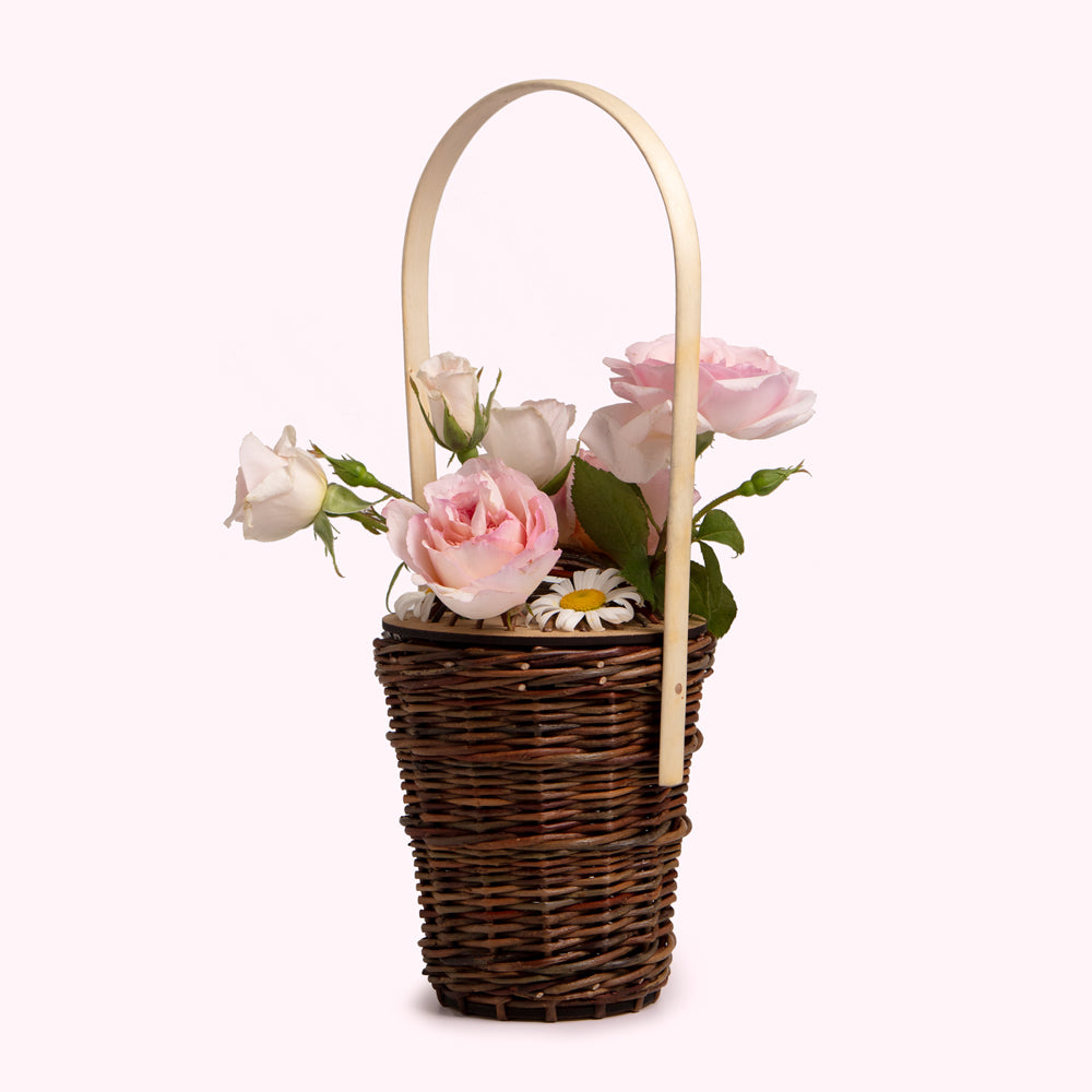 LULU GUINNESS シャルトリューズローズバスケットバッグ A Rose Basket Love Story | Rose Basket Bag | Lulu Guinness