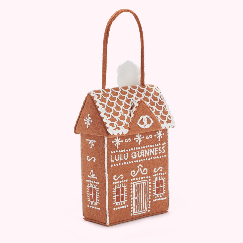 Gingerbread House Clutch Bag | Christmas | Lulu Guinness