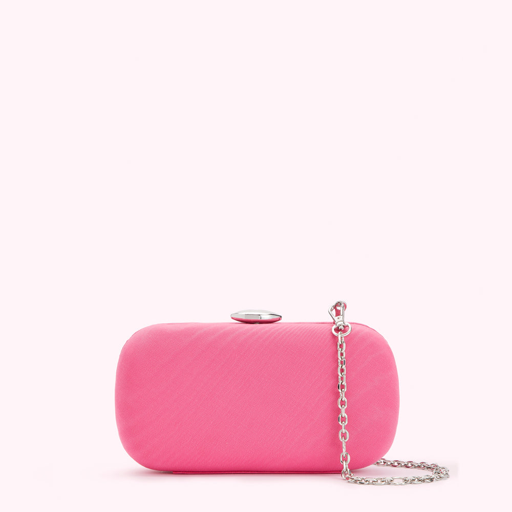 HOT PINK MONROE CLUTCH BAG - Main Image