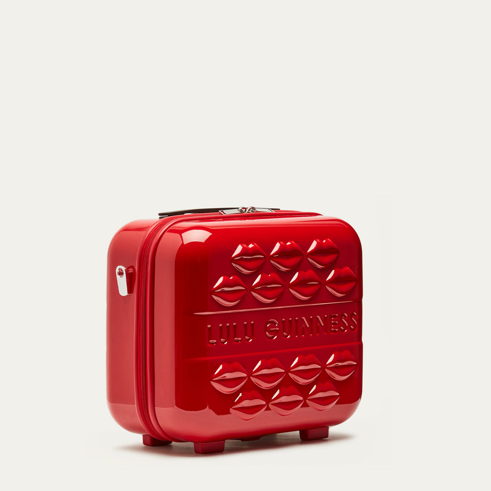 Red Lulu Lips Vanity Case | Travel | Lulu Guinness