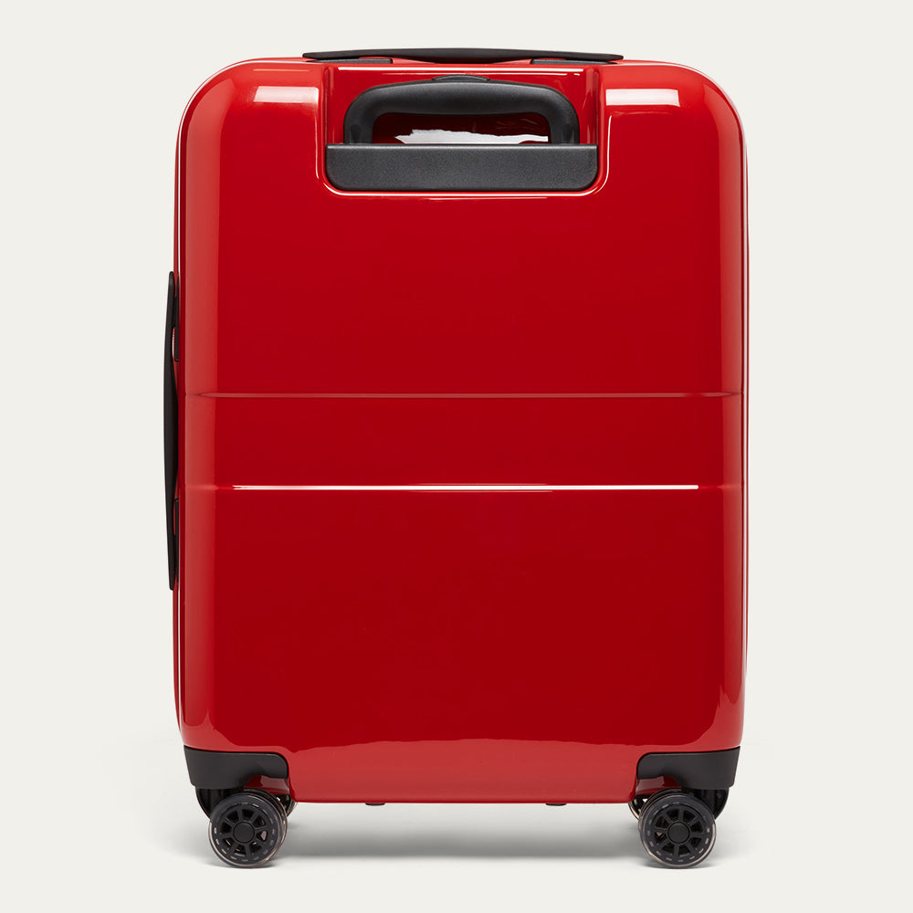 Red Lulu Lips Cabin Spinner Case | Designer Baggage | Carry-On