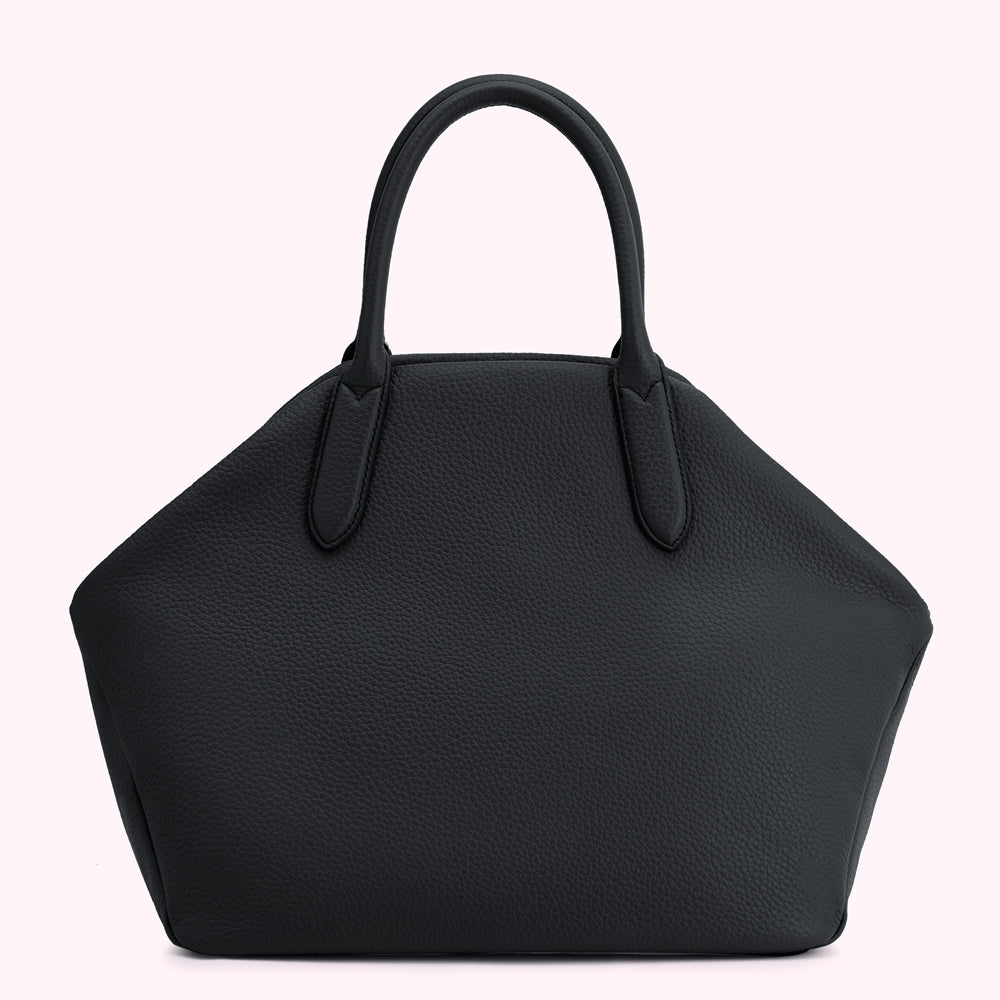 Black Multi Leather Large Valentina Handbag | Lulu Guinness