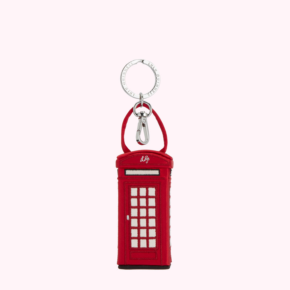 Lulu Red Lulu Calling Phonebox Charm | Designer Accessories