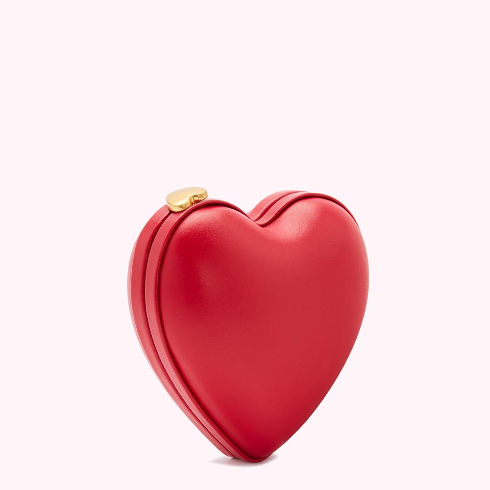 Red Heart Shape Clutch - Seven Season