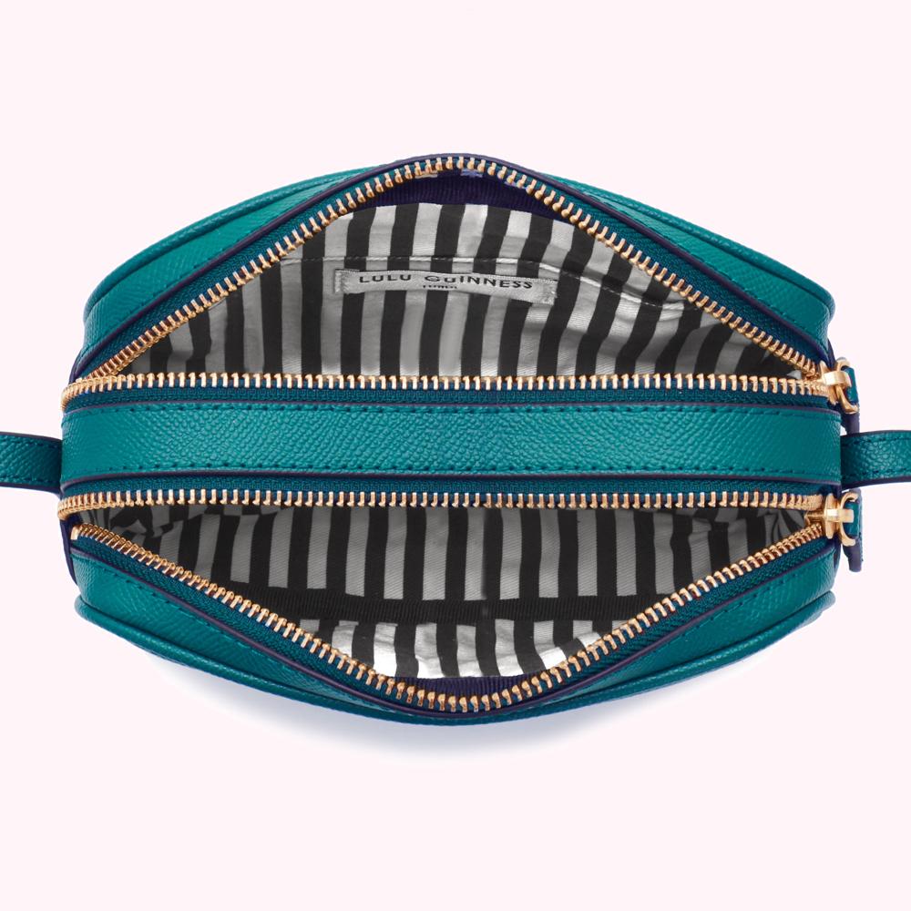 Emerald Leather Cole Crossbody Bag Lulu Guinness