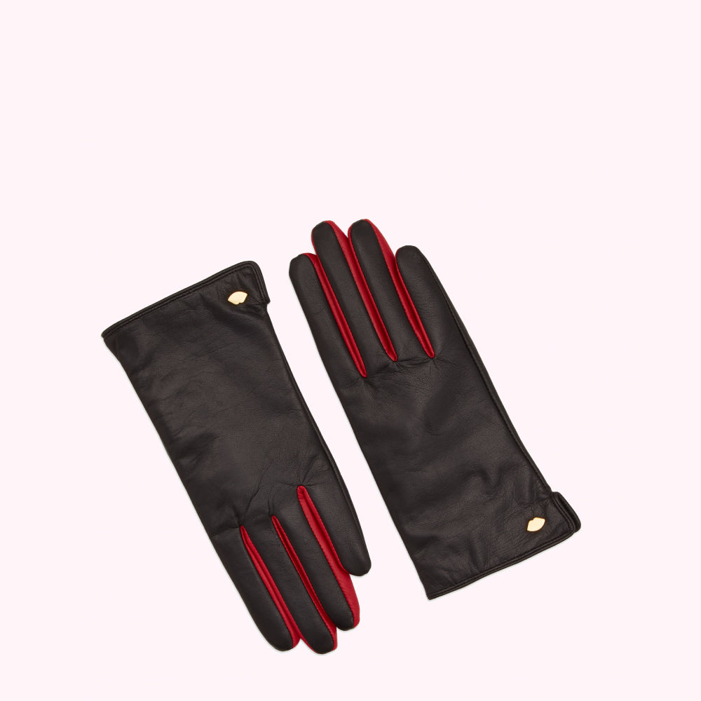 Pin on leather gloves