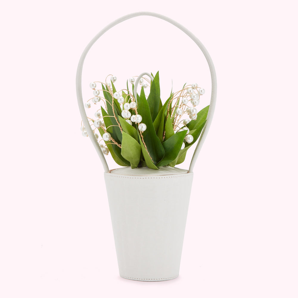 ルル・ギネス　フラワー　パーティーバッグ Natural Lily Of the Valley Bag | Lulu Guinness