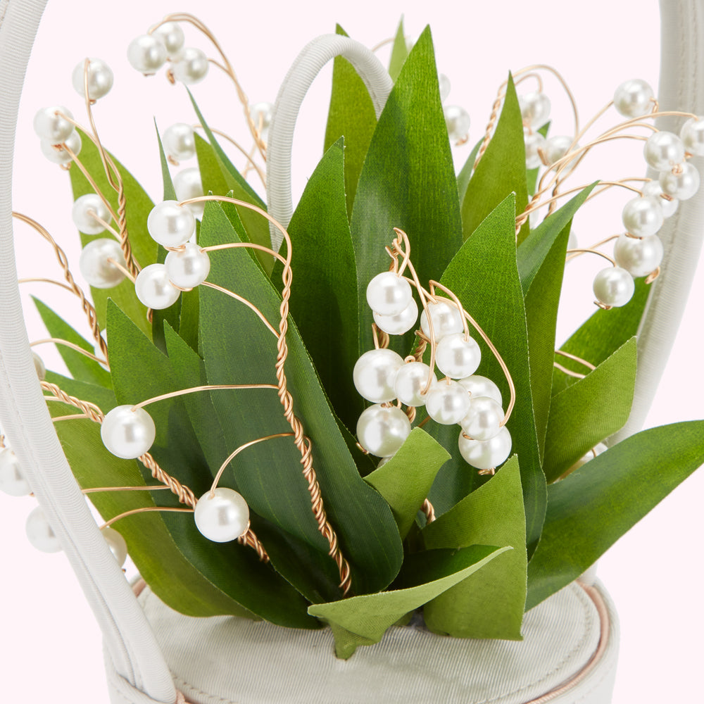 white lily bags Natural Lily Of the Valley Bag