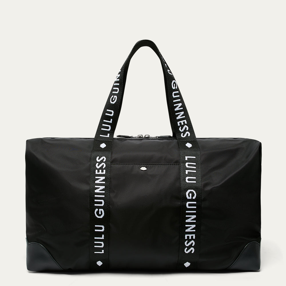 Black Nylon Macy Tote Bag | Lulu Guinness
