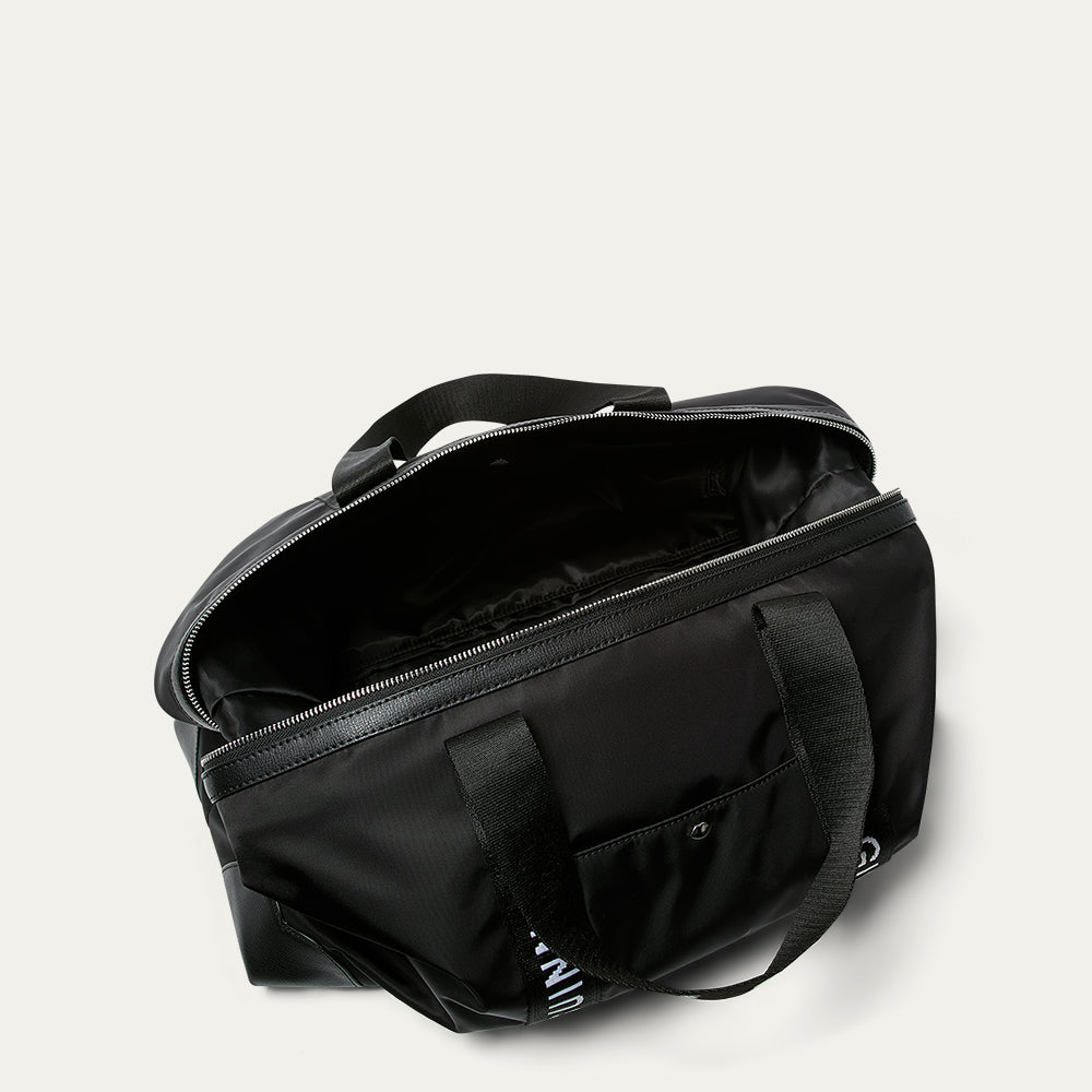 lululemon travel bag black Black Recycled Nylon Noah Weekend Bag
