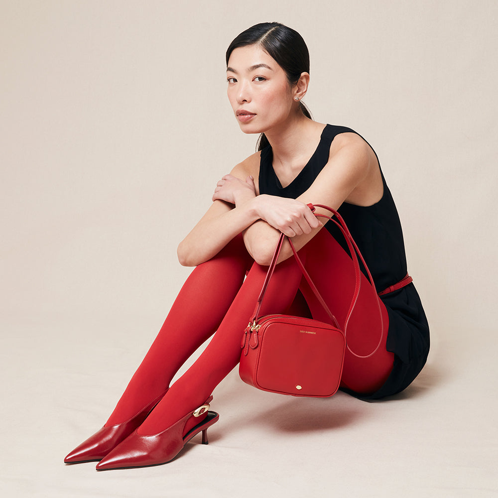 Designer Red Handbags & Accessories | Lulu Guinness