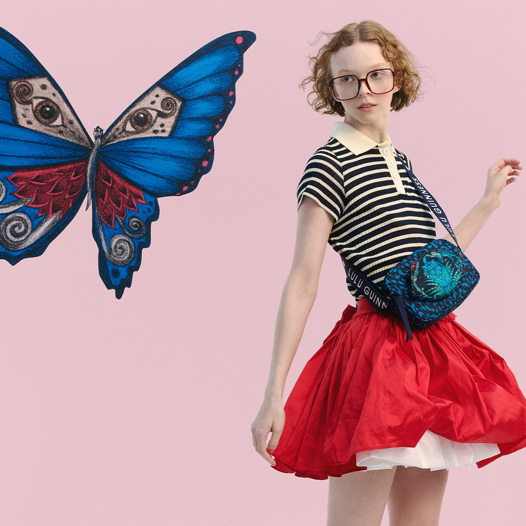 Black Lily Of The Valley Bag | Lulu Guinness