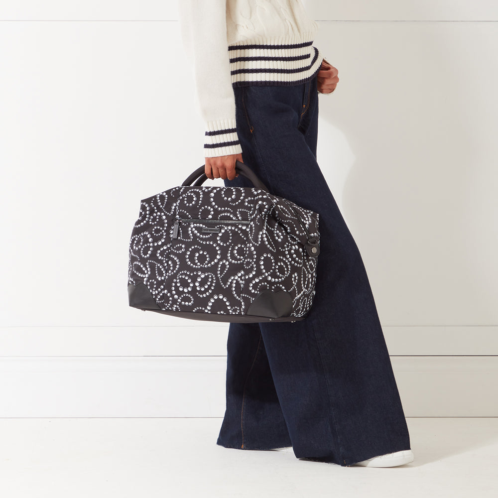 BLACK LULU PEARL PRINT FENELLA HOLDALL