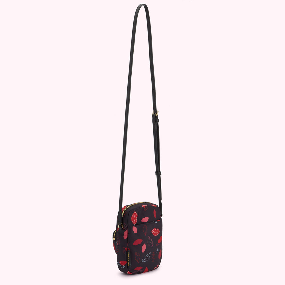 MULTI LIP FLURRY DAVIS CROSSBODY BAG