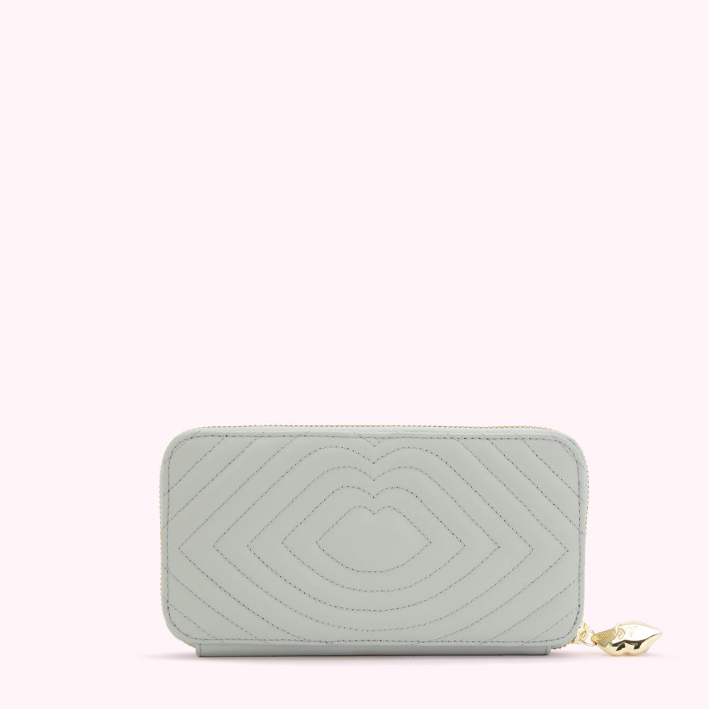 SHAGREEN LIP RIPPLE LEATHER TANSY WALLET
