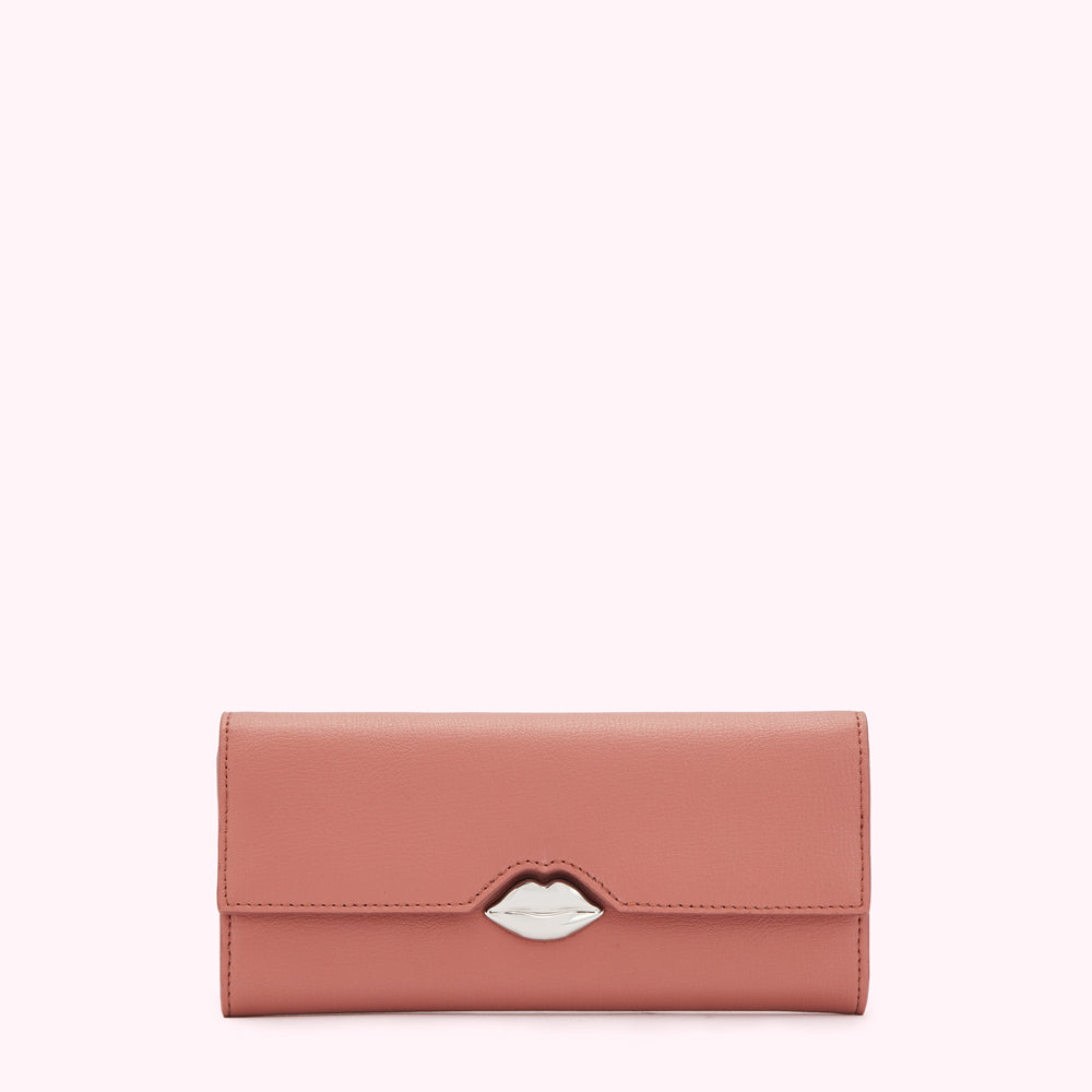 AGATE LEATHER SOLID LIP CORA WALLET