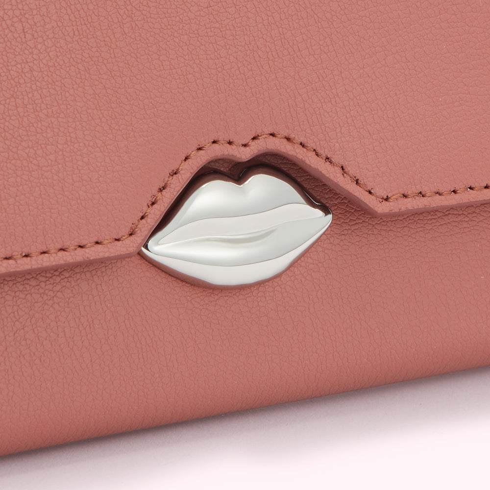 AGATE LEATHER SOLID LIP CORA WALLET