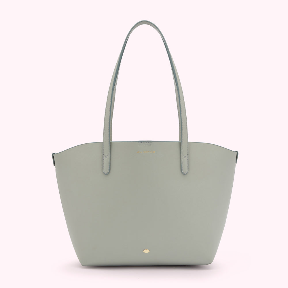 SHAGREEN LEATHER SMALL IVY TOTE BAG