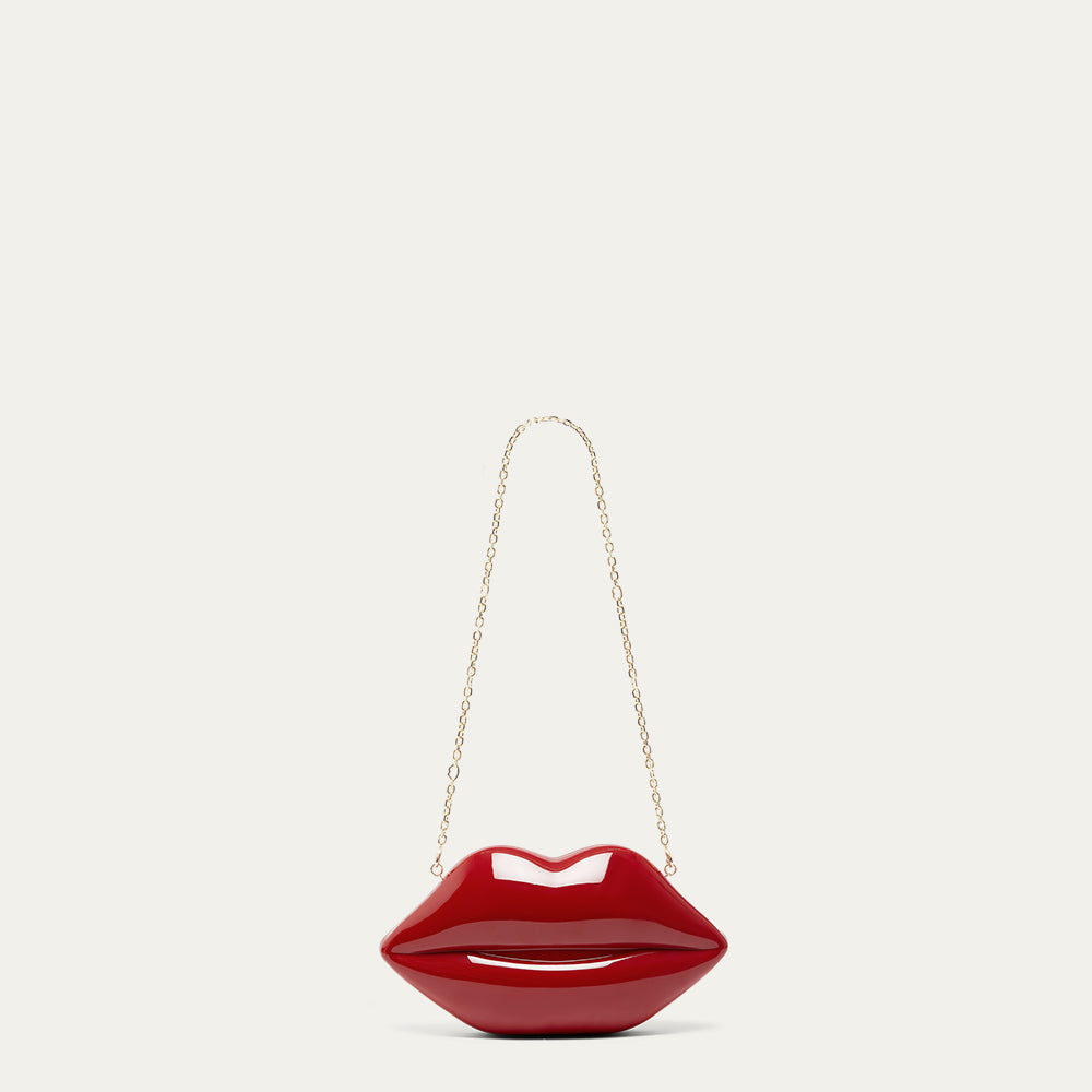 Lulu guiness◆MEDIUM LIPS CLUTCH BAG◆リップクラッチバッグ Lulu guiness◇MEDIUM LIPS CLUTCH BAG◇リップクラッチバッグ