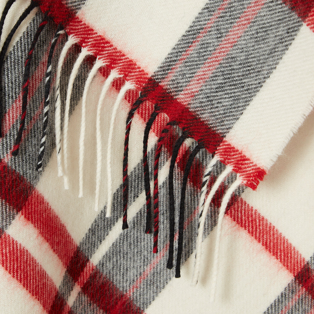 LULU TARTAN WOOL PONCHO