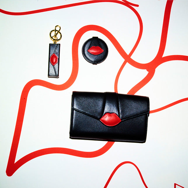 RED LIPS, IRONY & THE CLUTCH BY LULU GUINNESS