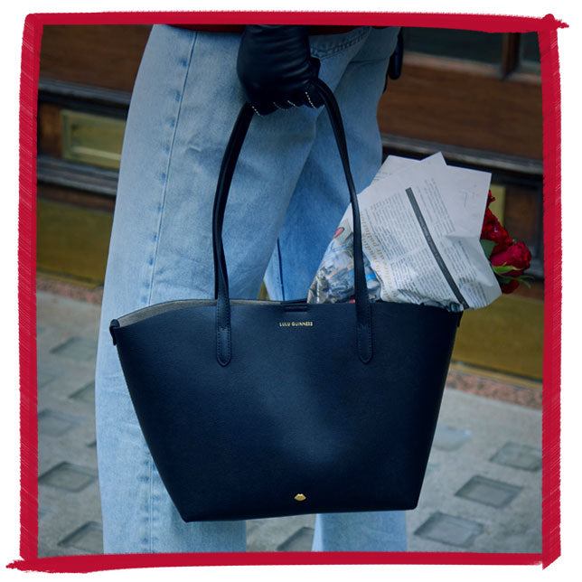 Black No.8 Portobello House Handbag | Lulu Guinness