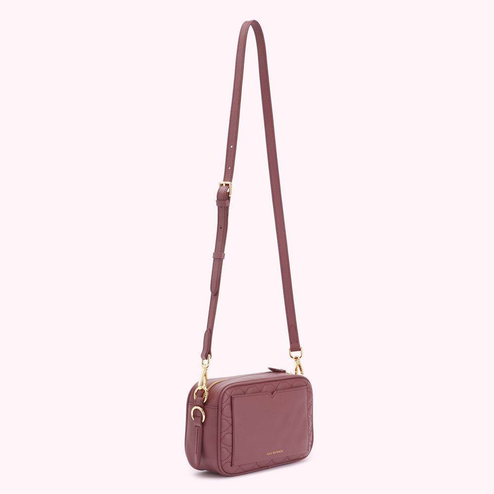 ASTER SMALL QUILTED LIP LEATHER ASHLEY CROSSBODY BAG