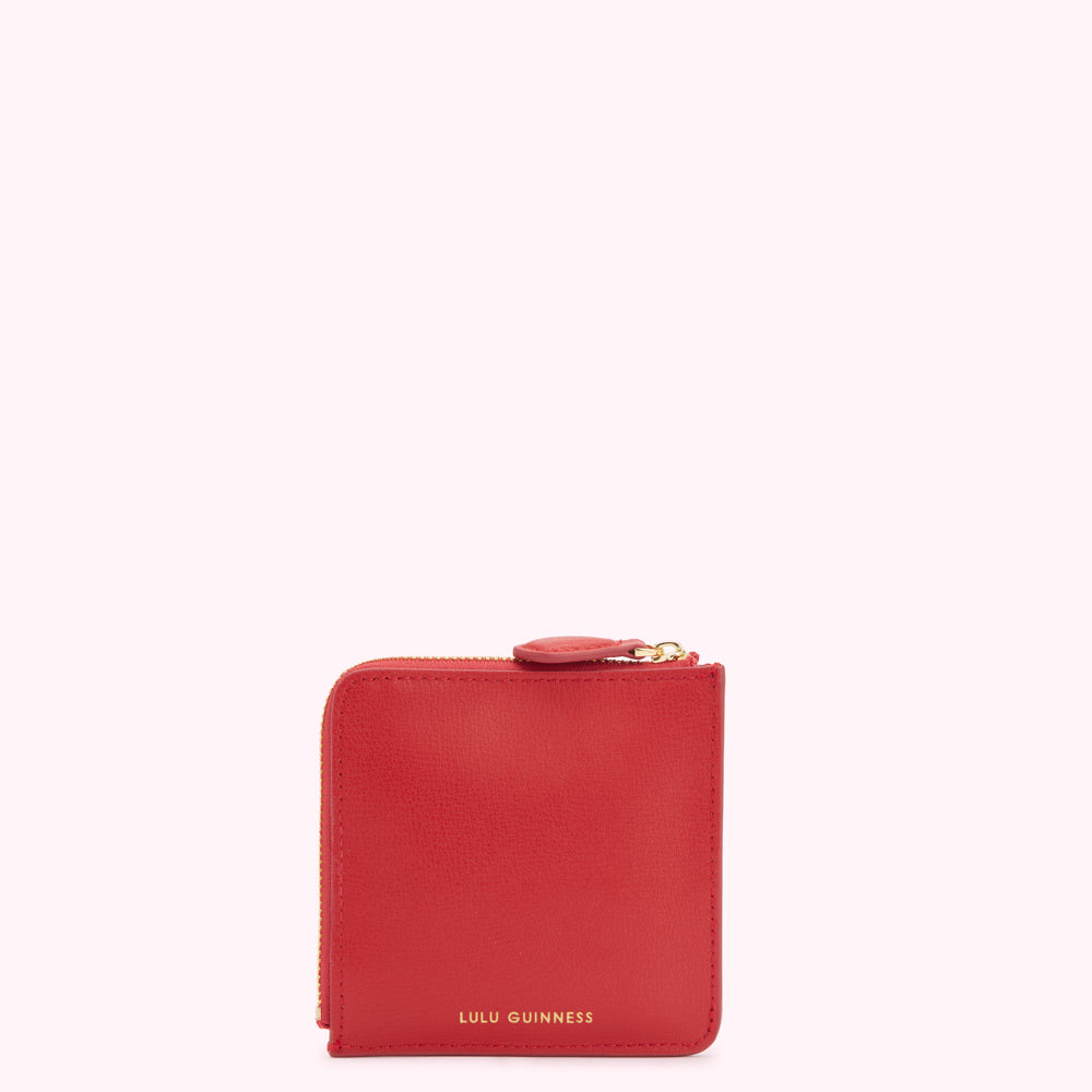 LULU RED HOT TODDY SQUARE COIN PURSE