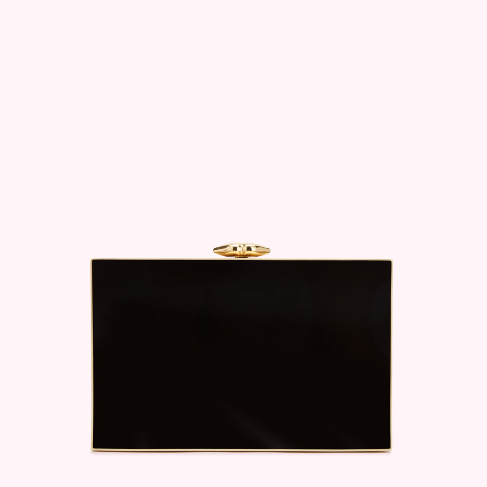 BLACK ONE IN A MILLION LIVVY CLUTCH BAG