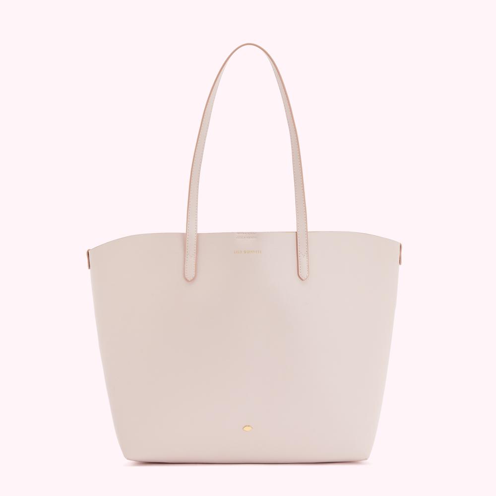 BLUSH LEATHER LARGE IVY TOTE BAG