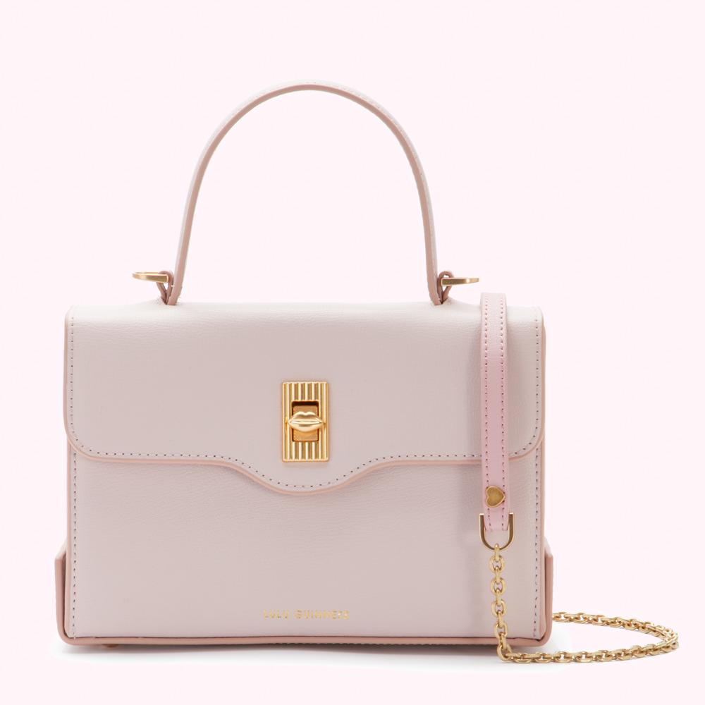 BLUSH MEDIUM LIP TURNLOCK QUEENIE HANDBAG