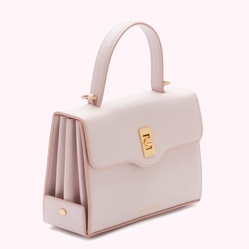 BLUSH MEDIUM LIP TURNLOCK QUEENIE HANDBAG