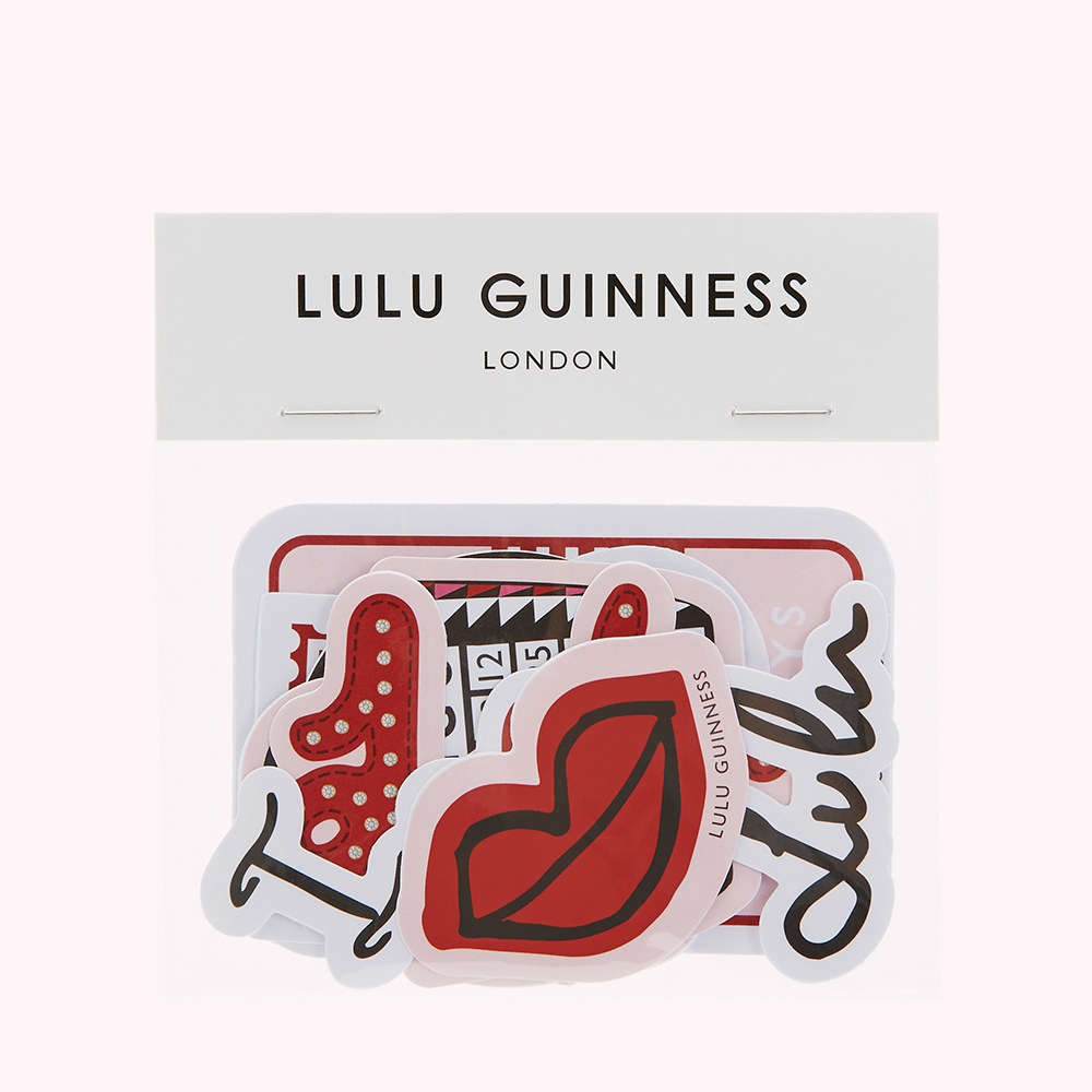 LULU GUINNESS ICONS STICKER PACK