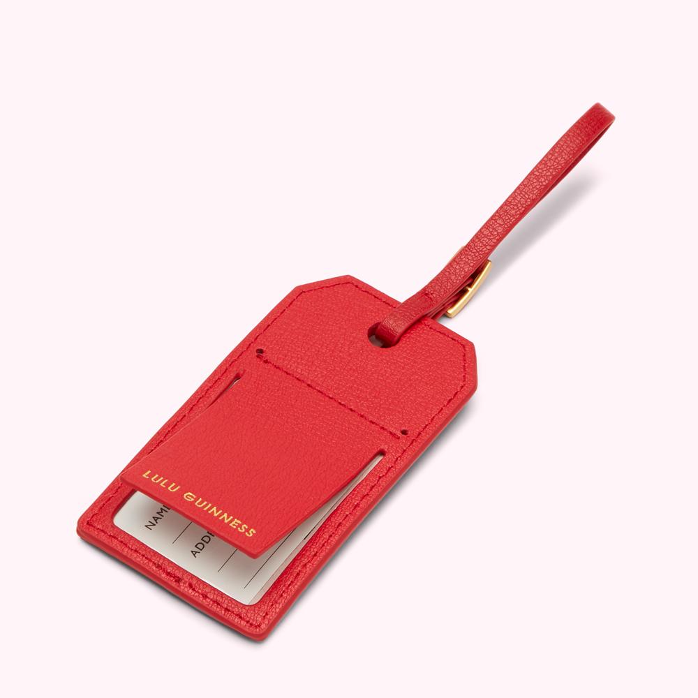 RED LIPS LUGGAGE TAG