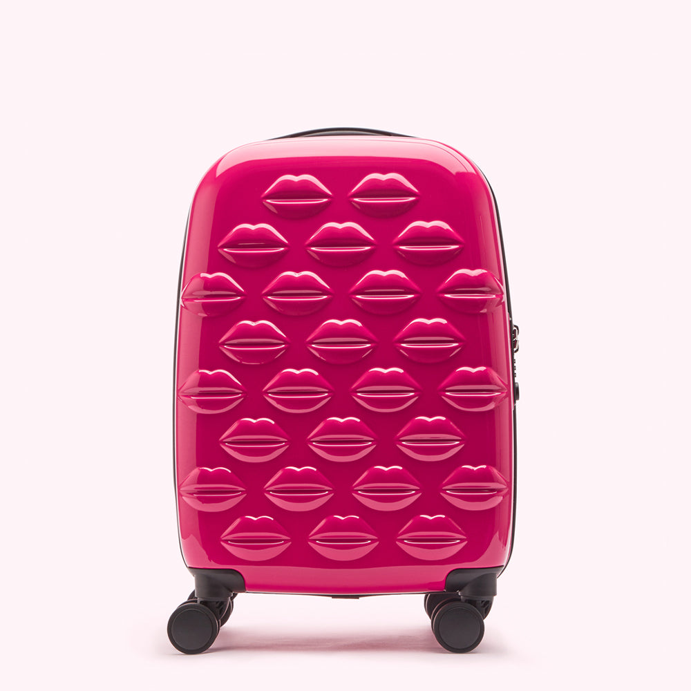 SHOCKING PINK SMALL LIPS SPINNER CASE