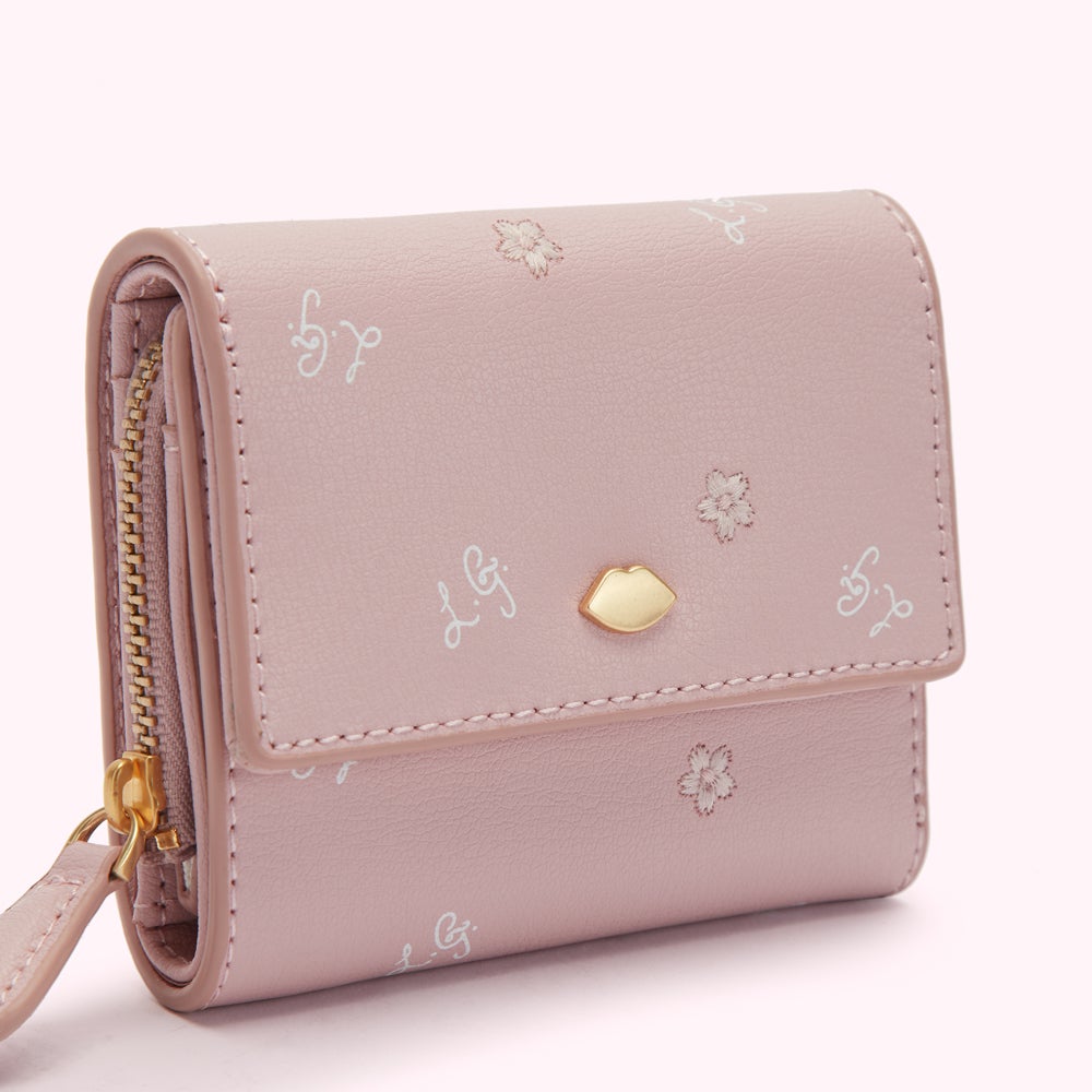 CHERRY BLOSSOM LEATHER JODIE WALLET