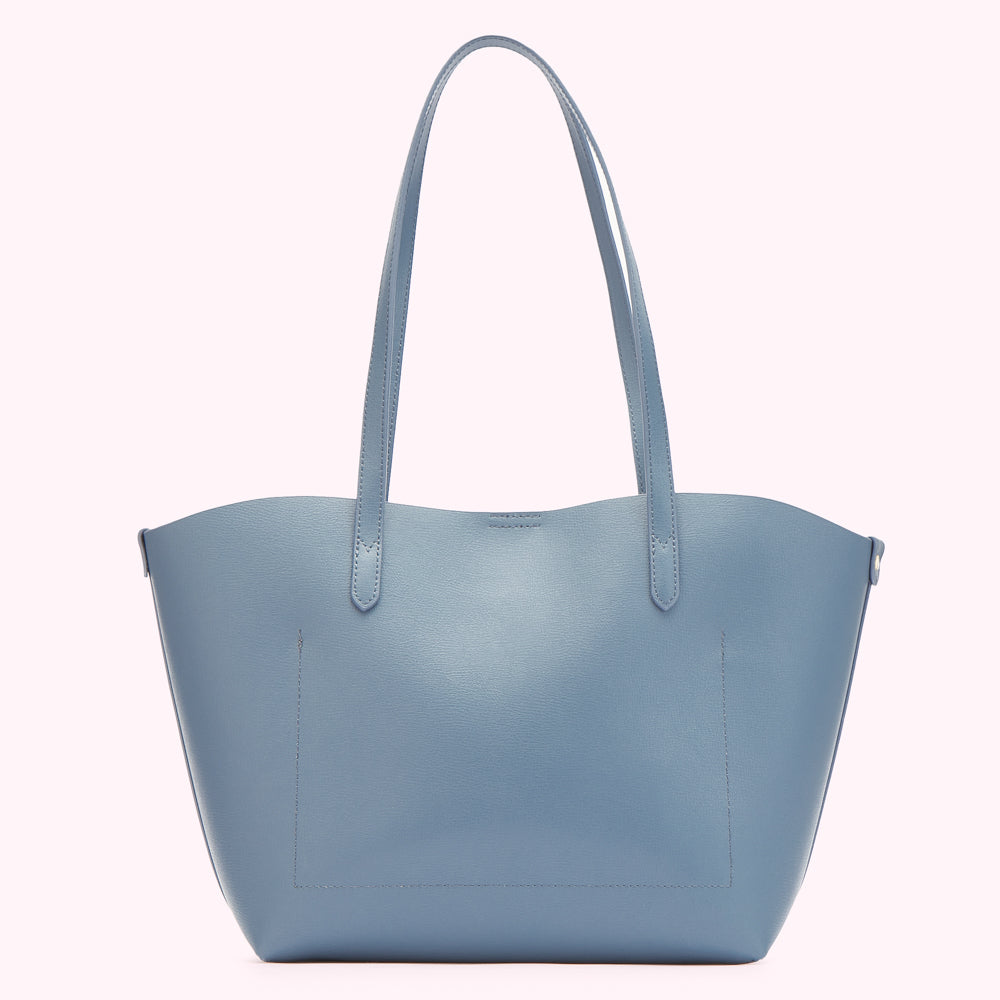 SEAL LEATHER SMALL IVY TOTE BAG