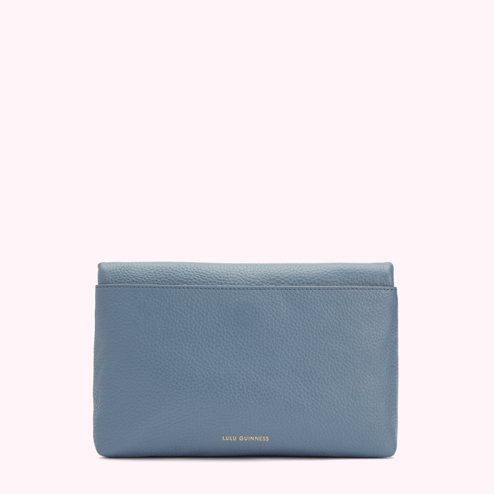 SEAL LEATHER ISSY CLUTCH